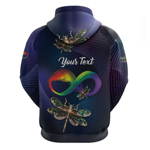 Personalized As Long As I Breathe You'll Be Remembered Zip Hoodie Luxury Dragonfly - Feather Infinity