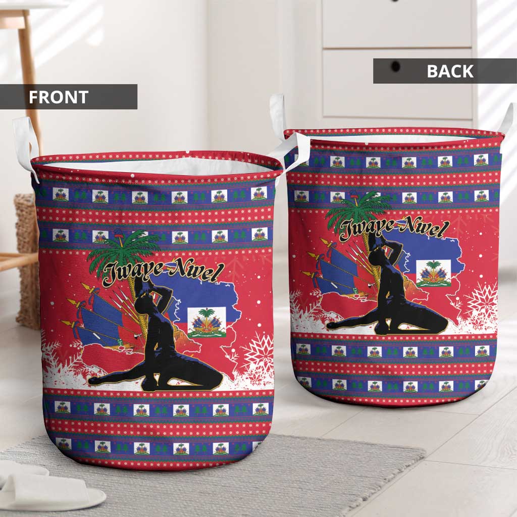Ayiti Jwaye Nwel Laundry Basket Haiti Merry Christmas - African Pride
