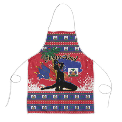 Ayiti Jwaye Nwel Apron Haiti Merry Christmas
