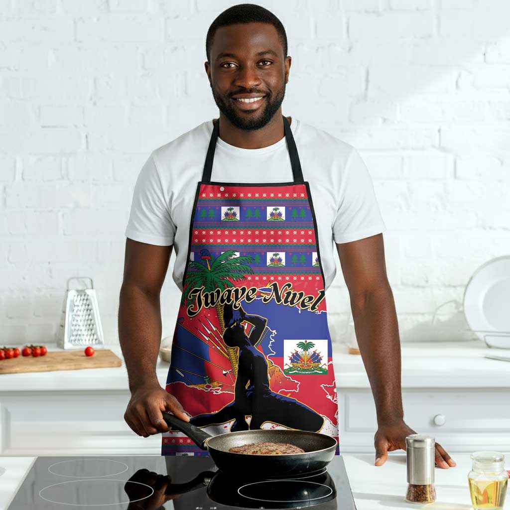 Ayiti Jwaye Nwel Apron Haiti Merry Christmas