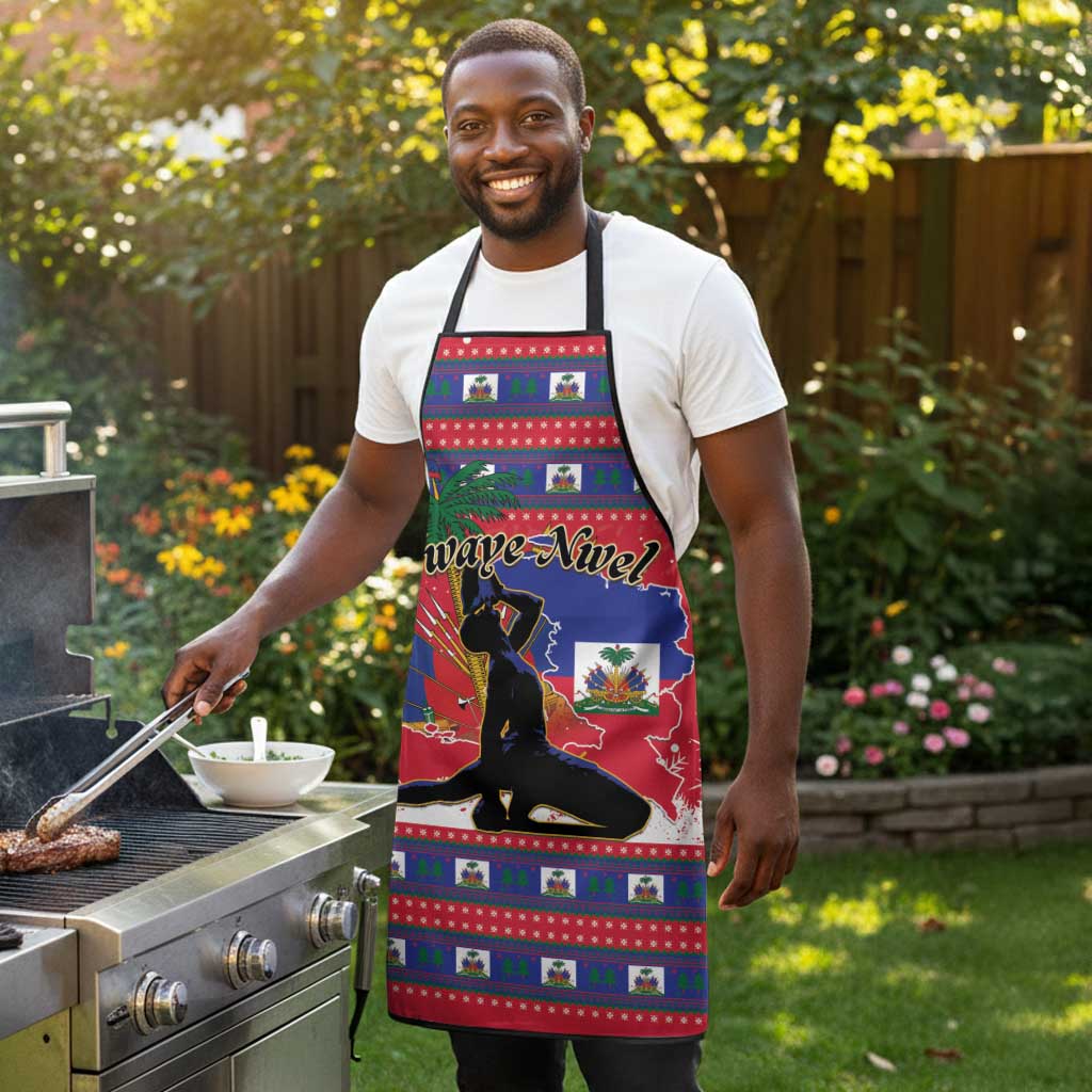 Ayiti Jwaye Nwel Apron Haiti Merry Christmas