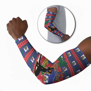 Personalized Ayiti Jwaye Nwel Arm Sleeves Haiti Merry Christmas