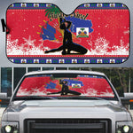 Ayiti Jwaye Nwel Auto Sun Shade Haiti Merry Christmas