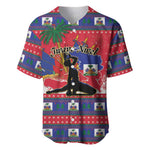 Personalized Ayiti Jwaye Nwel Baseball Jersey Haiti Merry Christmas LT01