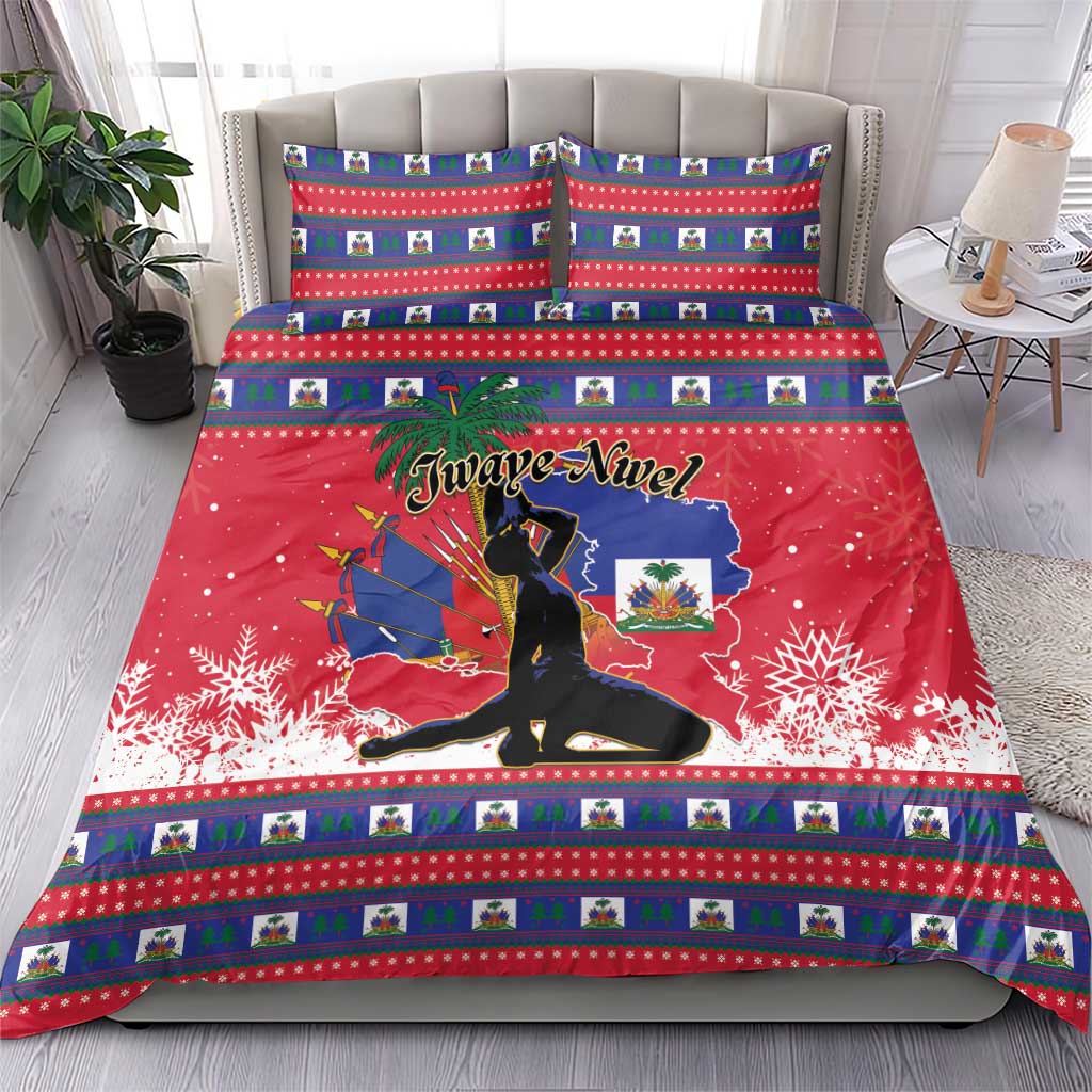 Ayiti Jwaye Nwel Bedding Set Haiti Merry Christmas - African Pride