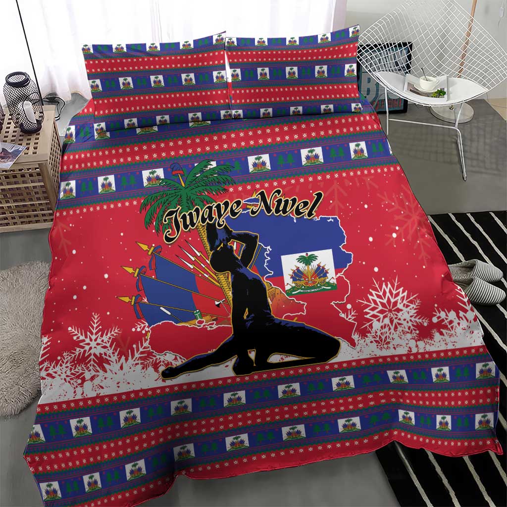 Ayiti Jwaye Nwel Bedding Set Haiti Merry Christmas - African Pride