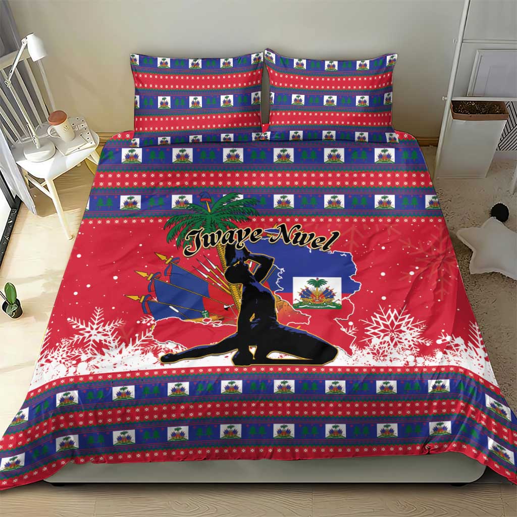 Ayiti Jwaye Nwel Bedding Set Haiti Merry Christmas - African Pride
