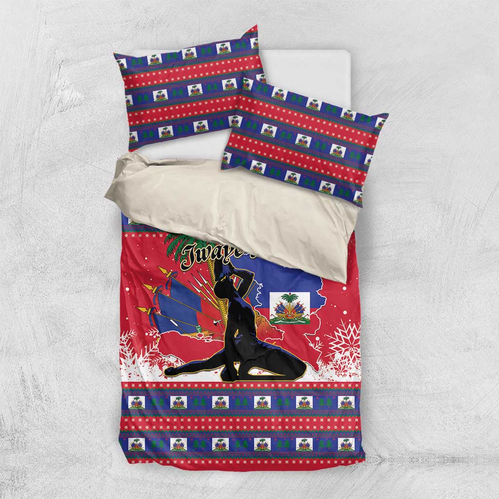 Ayiti Jwaye Nwel Bedding Set Haiti Merry Christmas - African Pride