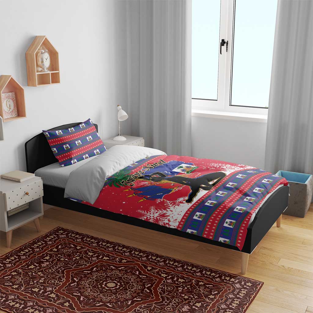Ayiti Jwaye Nwel Bedding Set Haiti Merry Christmas - African Pride