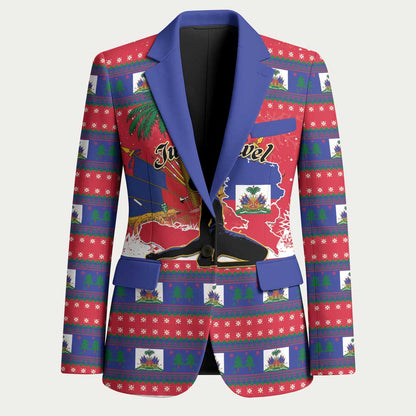 Personalized Ayiti Jwaye Nwel Blazer Haiti Merry Christmas