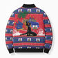 Personalized Ayiti Jwaye Nwel Bomber Puffer Jacket Haiti Merry Christmas