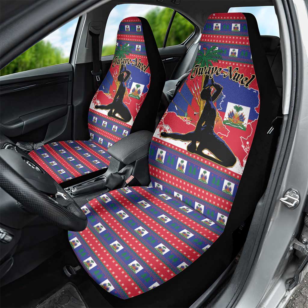 Ayiti Jwaye Nwel Car Seat Cover Haiti Merry Christmas - African Pride