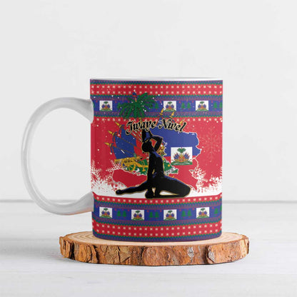 Personalized Ayiti Jwaye Nwel Ceramic Mug Haiti Merry Christmas