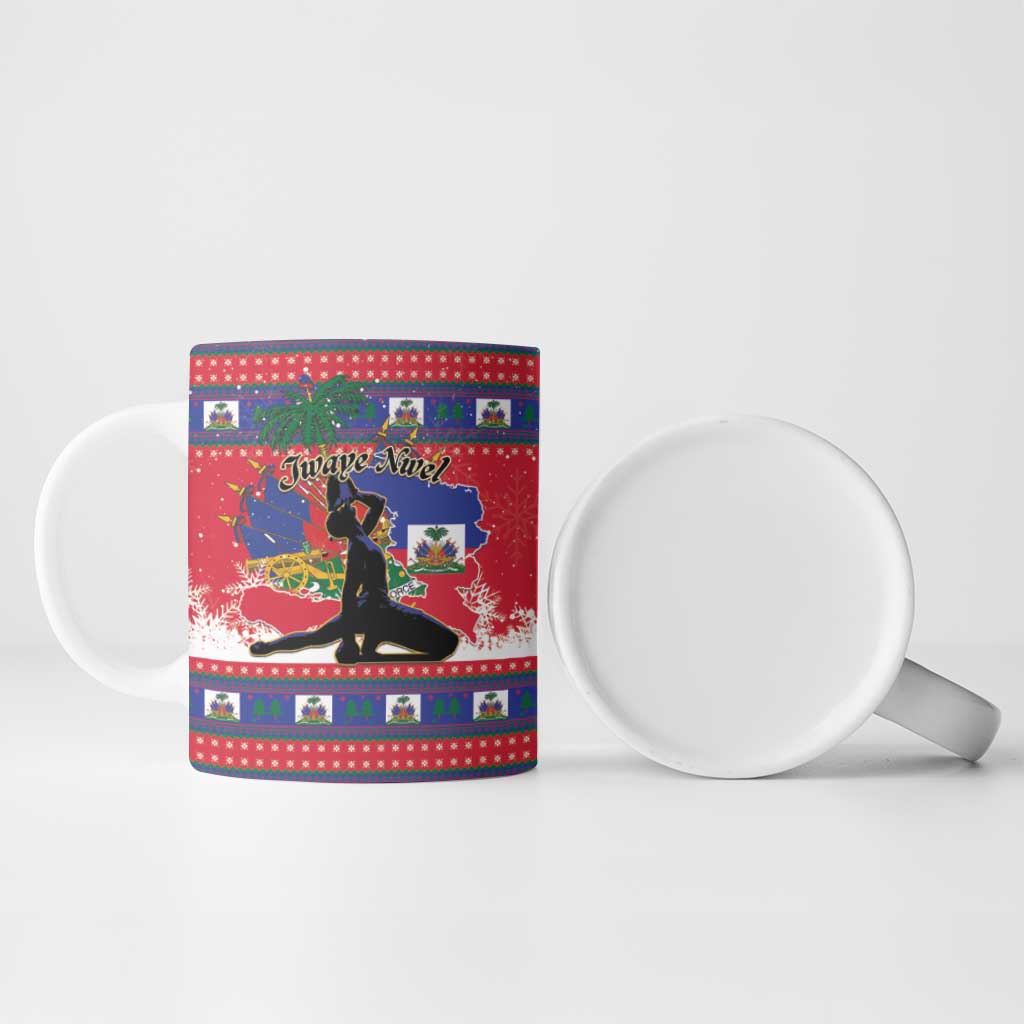 Personalized Ayiti Jwaye Nwel Ceramic Mug Haiti Merry Christmas
