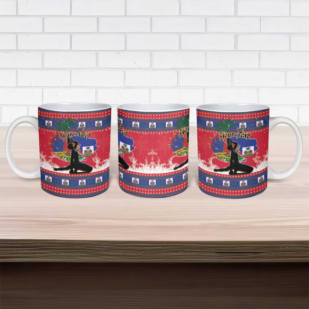 Personalized Ayiti Jwaye Nwel Ceramic Mug Haiti Merry Christmas