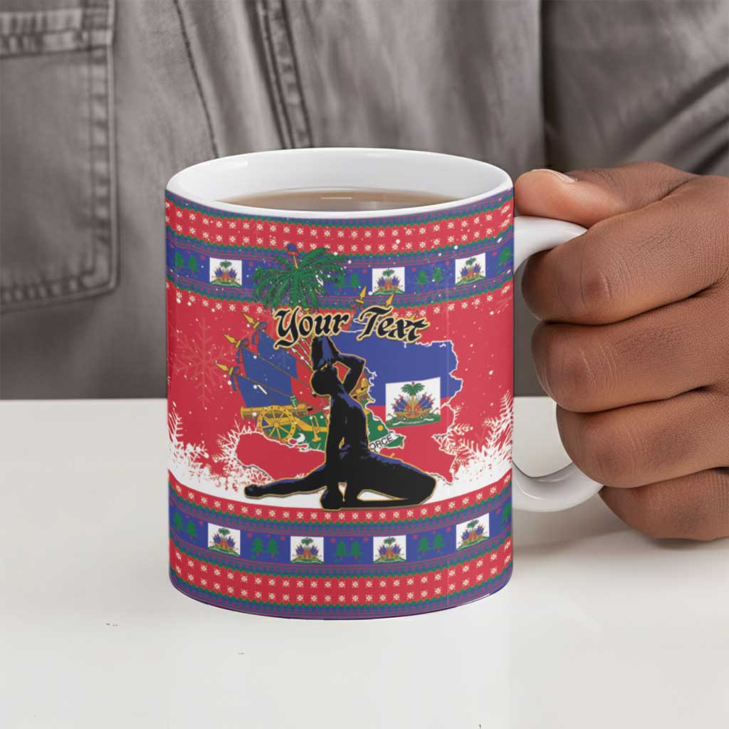 Personalized Ayiti Jwaye Nwel Ceramic Mug Haiti Merry Christmas