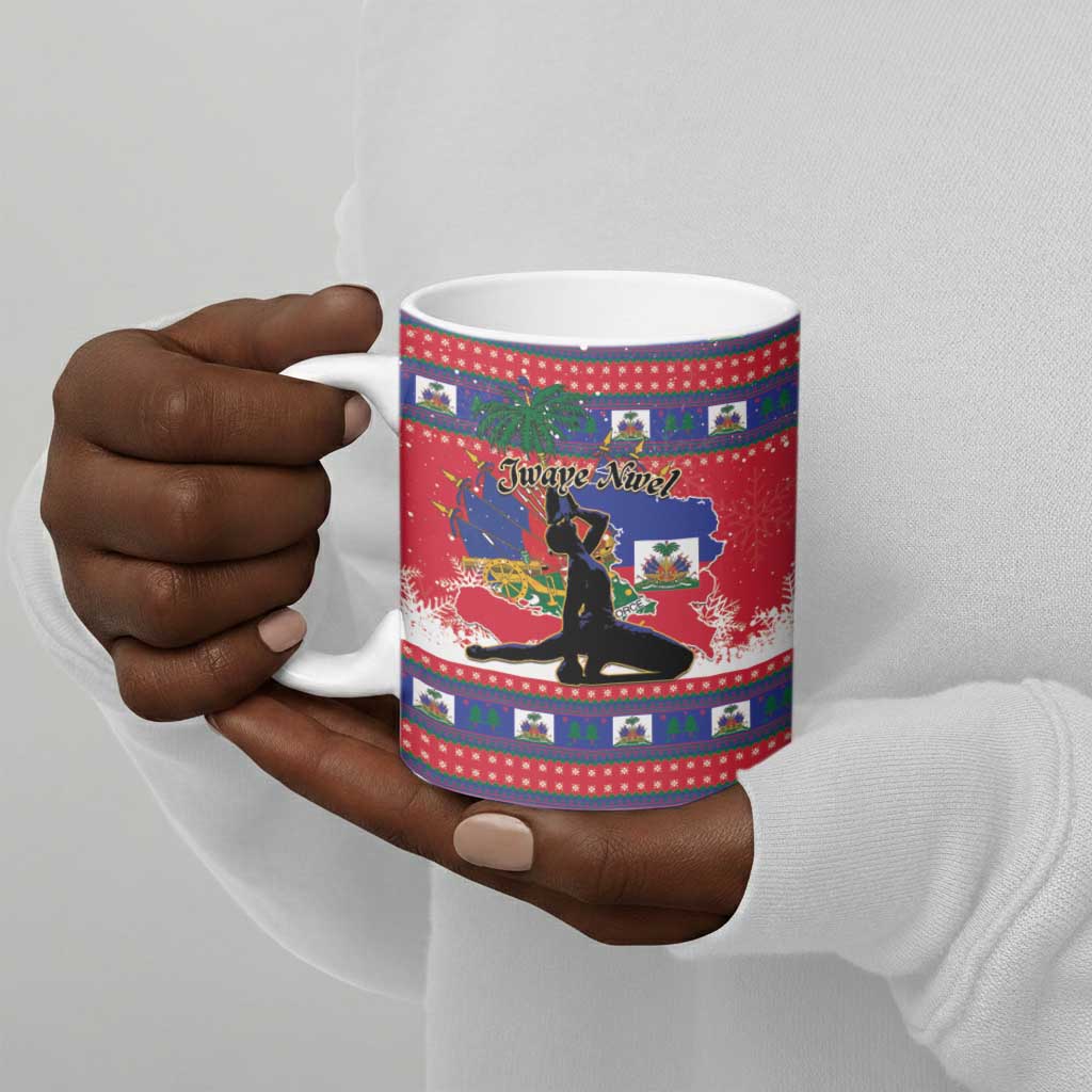 Personalized Ayiti Jwaye Nwel Ceramic Mug Haiti Merry Christmas
