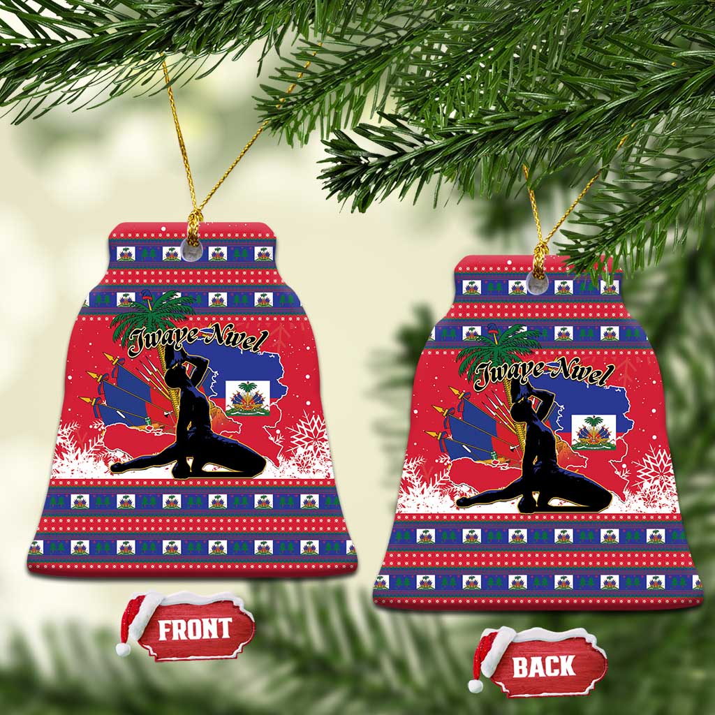 Ayiti Jwaye Nwel Ceramic Ornament Haiti Merry Christmas - African Pride