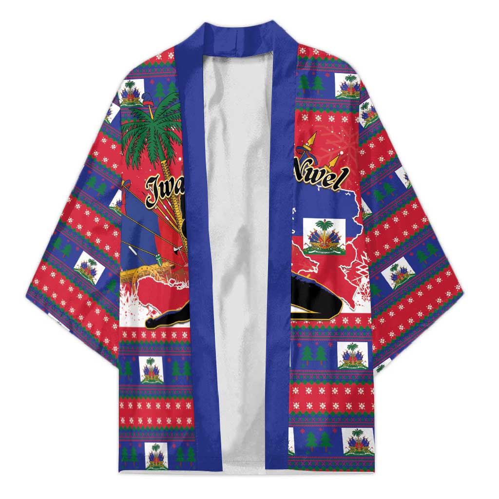 Personalized Ayiti Jwaye Nwel Kimono Haiti Merry Christmas