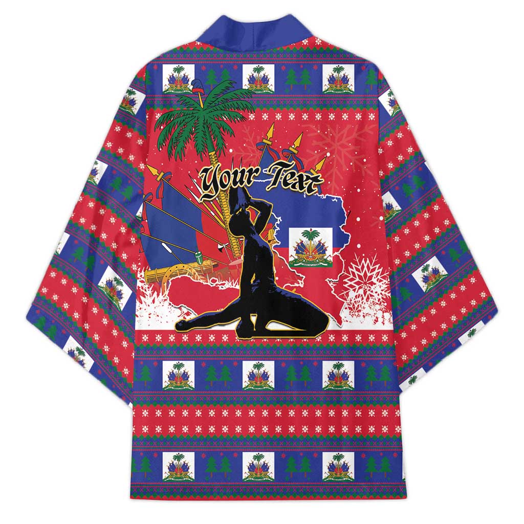 Personalized Ayiti Jwaye Nwel Kimono Haiti Merry Christmas