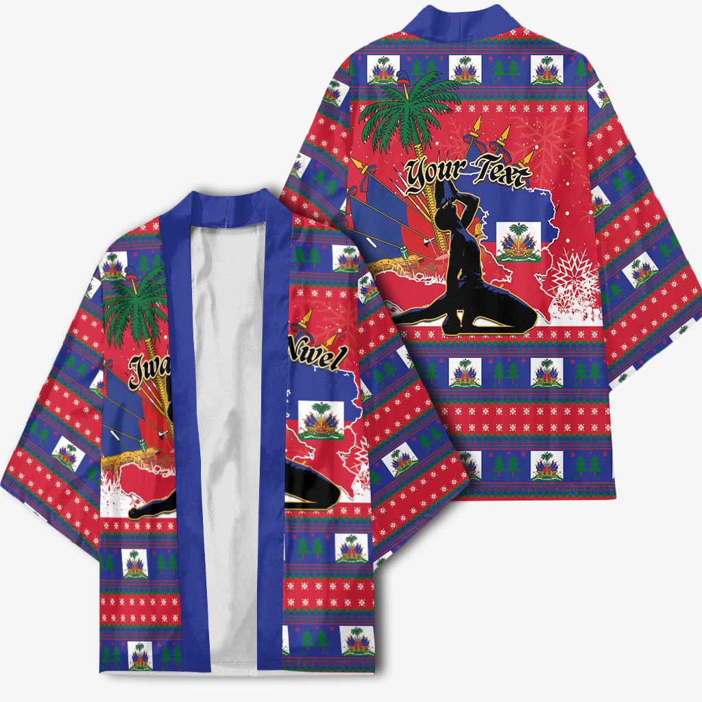 Personalized Ayiti Jwaye Nwel Kimono Haiti Merry Christmas
