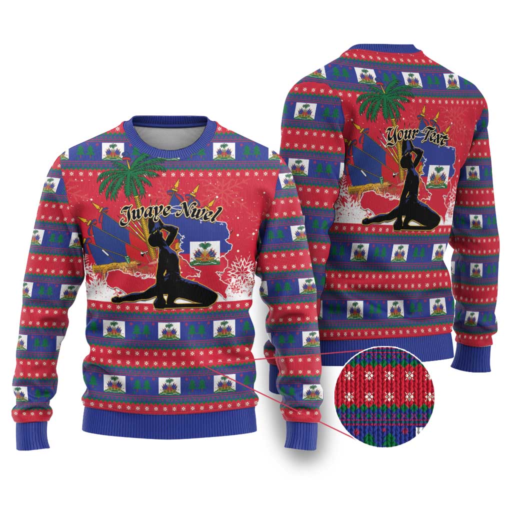 Ayiti Jwaye Nwel Ugly Christmas Sweater Haiti Merry Christmas - African Pride