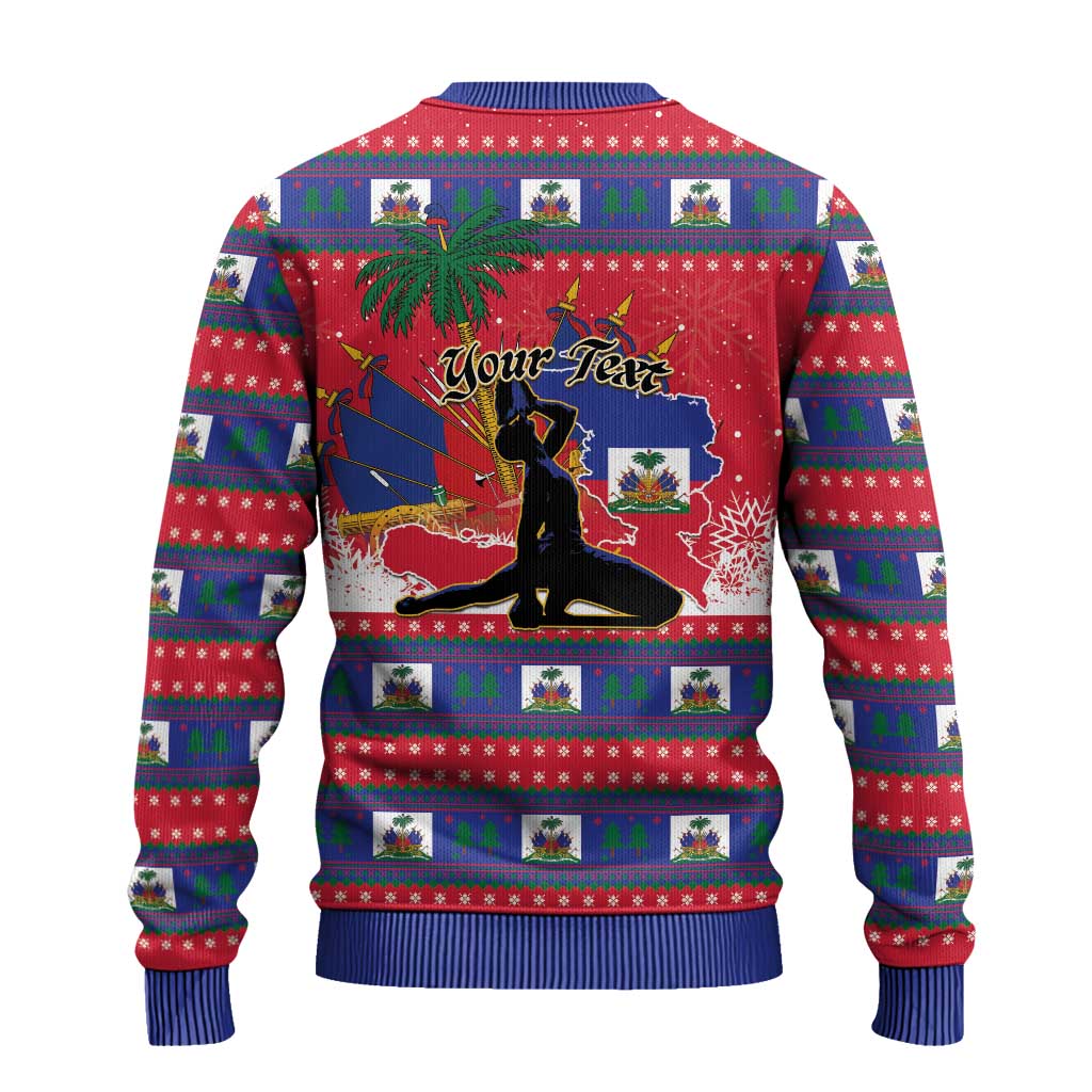 Ayiti Jwaye Nwel Ugly Christmas Sweater Haiti Merry Christmas - African Pride
