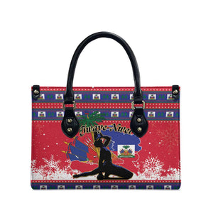 Ayiti Jwaye Nwel Leather Bag Haiti Merry Christmas