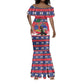 Personalized Ayiti Jwaye Nwel Mermaid Dress Haiti Merry Christmas LT01