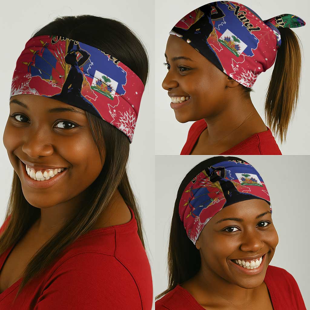 Ayiti Jwaye Nwel Neck Gaiter Haiti Merry Christmas - African Pride