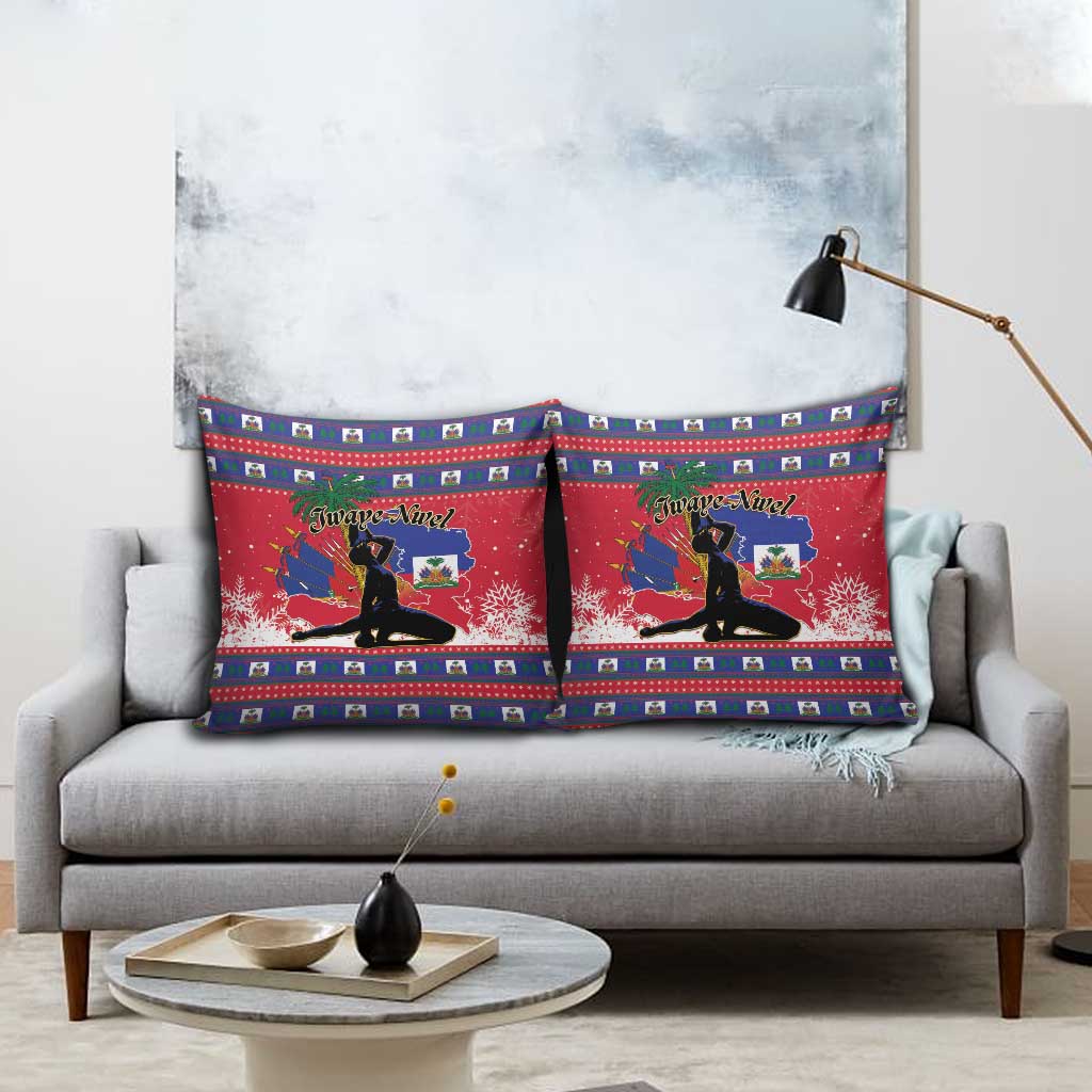 Ayiti Jwaye Nwel Pillow Cover Haiti Merry Christmas