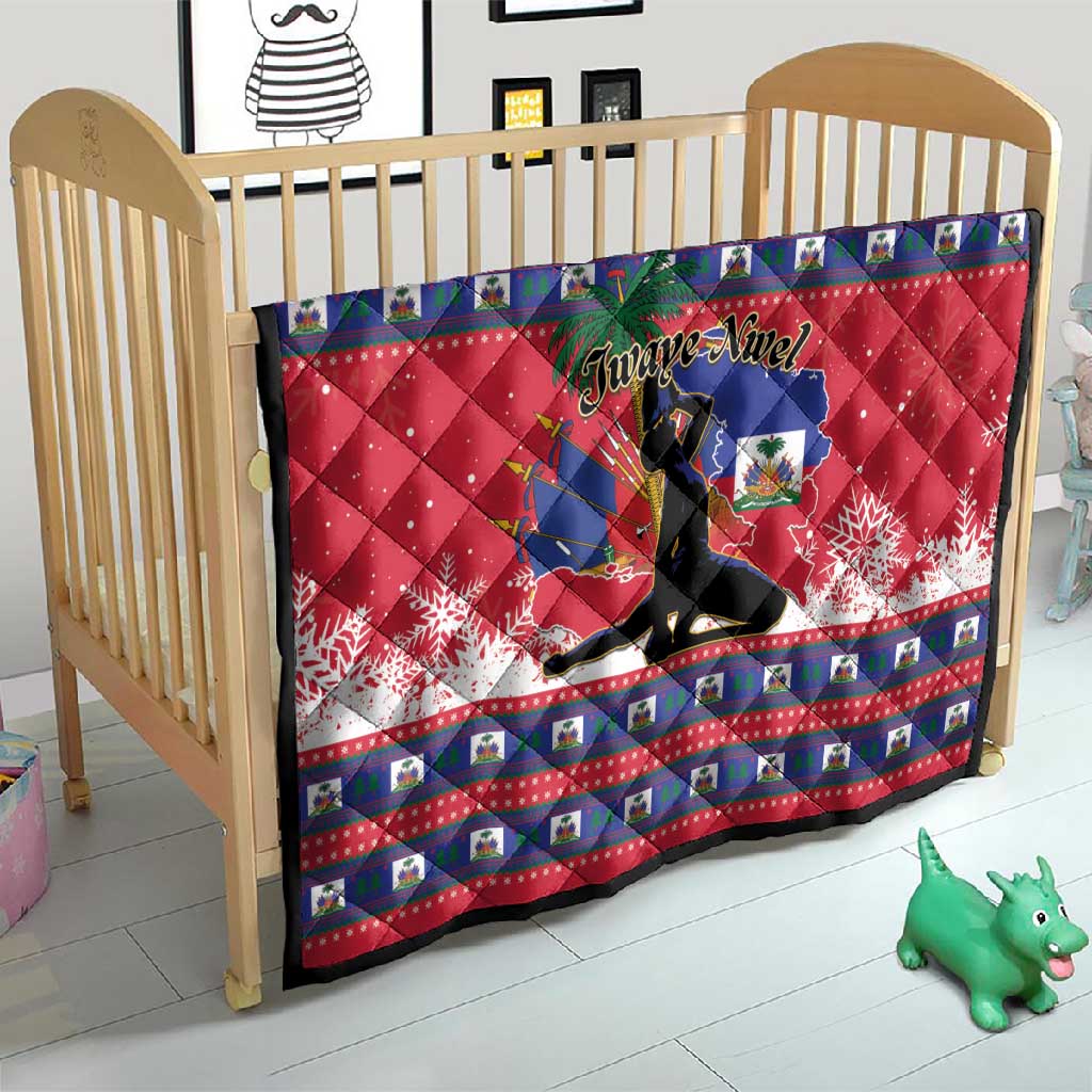 Ayiti Jwaye Nwel Quilt Haiti Merry Christmas - African Pride