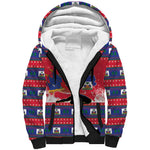 Personalized Ayiti Jwaye Nwel Sherpa Hoodie Haiti Merry Christmas - African Pride