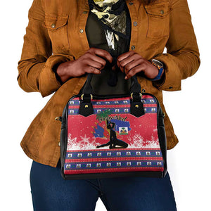 Ayiti Jwaye Nwel Shoulder Handbag Haiti Merry Christmas - African Pride