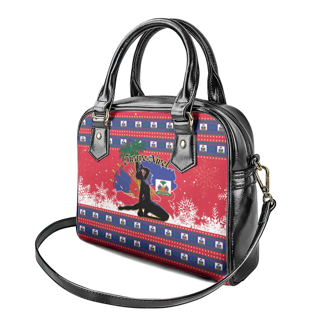 Ayiti Jwaye Nwel Shoulder Handbag Haiti Merry Christmas - African Pride