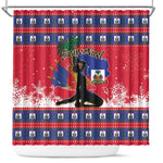 Ayiti Jwaye Nwel Shower Curtain Haiti Merry Christmas - African Pride