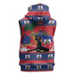 Personalized Ayiti Jwaye Nwel Sleeveless Hoodie Haiti Merry Christmas - African Pride