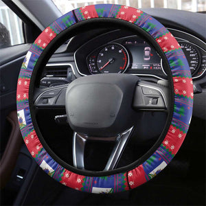 Ayiti Jwaye Nwel Steering Wheel Cover Haiti Merry Christmas - African Pride