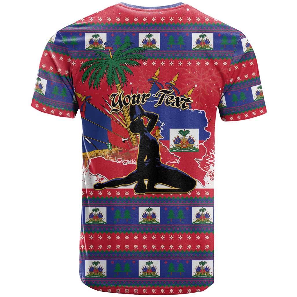 Personalized Ayiti Jwaye Nwel T shirt Haiti Merry Christmas LT01