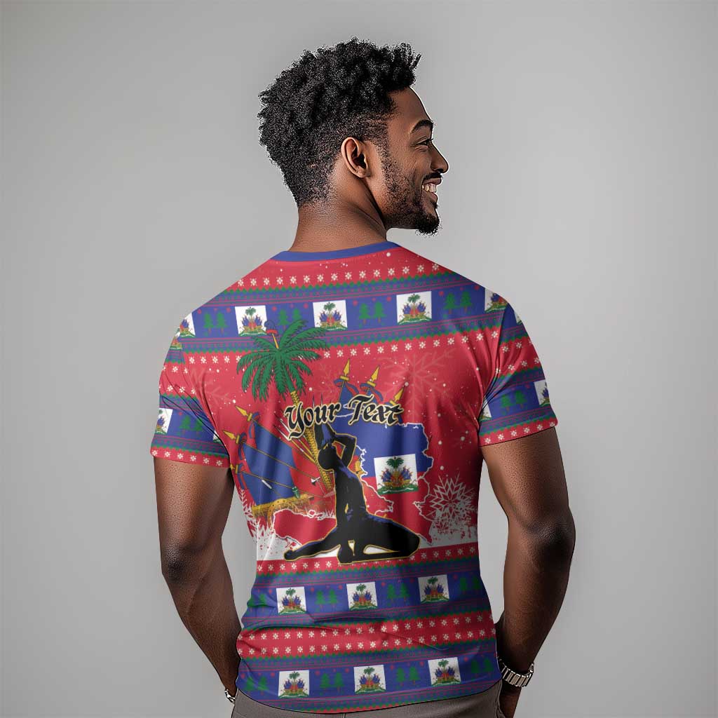 Personalized Ayiti Jwaye Nwel T shirt Haiti Merry Christmas LT01