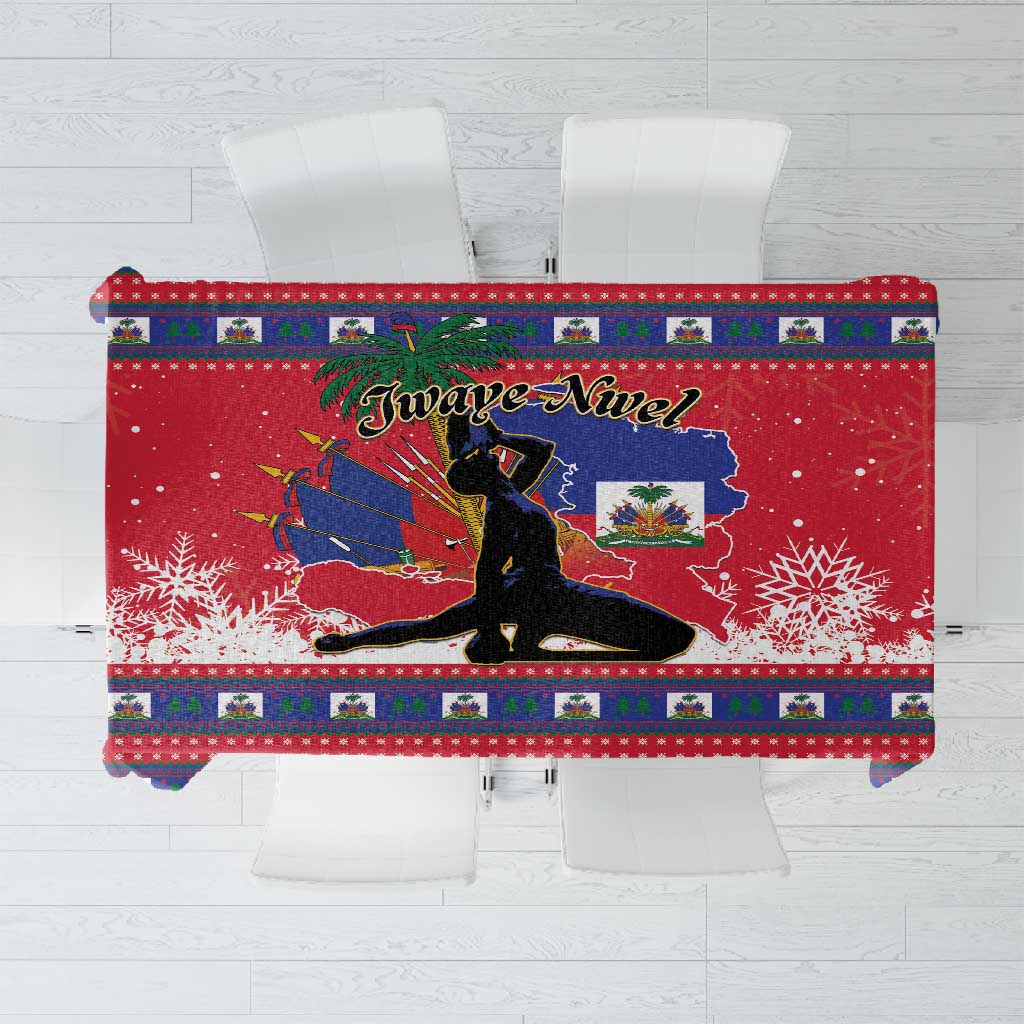 Ayiti Jwaye Nwel Tablecloth Haiti Merry Christmas - African Pride