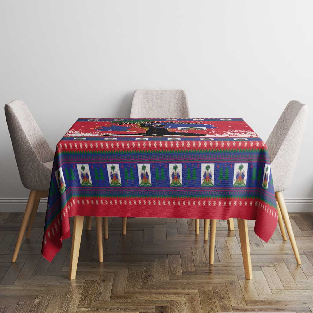 Ayiti Jwaye Nwel Tablecloth Haiti Merry Christmas - African Pride