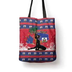 Ayiti Jwaye Nwel Tote Bag Haiti Merry Christmas