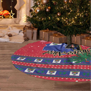 Ayiti Jwaye Nwel Tree Skirt Haiti Merry Christmas - African Pride