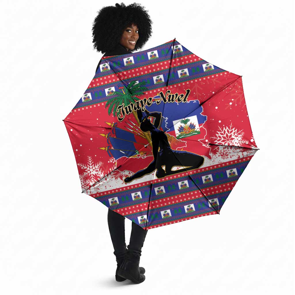 Ayiti Jwaye Nwel Umbrella Haiti Merry Christmas