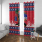 Ayiti Jwaye Nwel Window Curtain Haiti Merry Christmas - African Pride