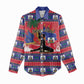 Personalized Ayiti Jwaye Nwel Women Casual Shirt Haiti Merry Christmas - African Pride