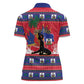 Personalized Ayiti Jwaye Nwel Women Polo Shirt Haiti Merry Christmas LT01