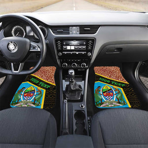 Tanzania Union Day 2024 Car Mats Uhuru na Umoja Giraffe Pattern