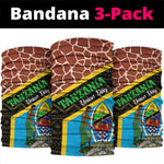 Tanzania Union Day 2024 Neck Gaiter Uhuru na Umoja Giraffe Pattern LT01